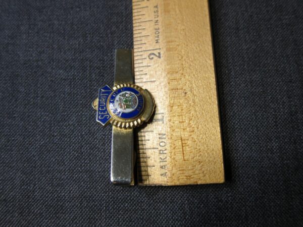 Vintage RARE State of Maine Security Tie tack clip GA-REL Providence, RI enamel - Image 4