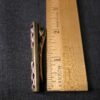 Nice deco vintage tie clip pin tack with pink and black enamel and brass Anson - Image 5