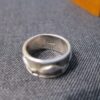 Sterling silver dolphin porpoise band ring marked 925 size 4.75 - Image 4