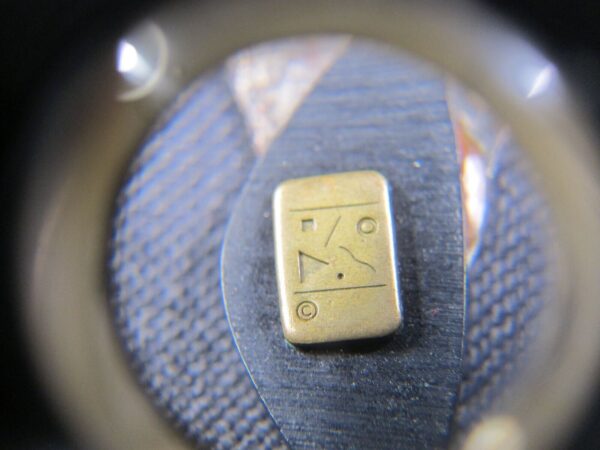 Gorgeous modernist brutalist earrings Elements by Jill Schwartz mixed metals - Image 3
