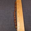 Pretty real amber chips and orange stone carnelian? bracelet sterling clasp 7.75 - Image 2