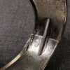 Beautiful Premier Designs hammer silver hinged cuff bracelet wave shape - Image 3