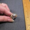 Gorgeous Thai sterling silver 925 SU dome ring openwork sunflower gold plated 7 - Image 2