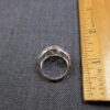 Gorgeous Thai sterling silver 925 SU dome ring openwork sunflower gold plated 7 - Image 3