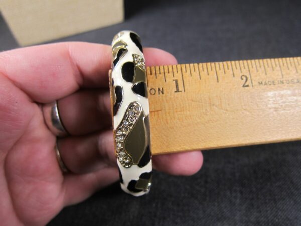 Gorgeous Sequin brand enamel & rhinestone hinged bangle bracelet Nordstrom's - Image 5