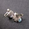 Wow! Gorgeous HOBE lampwork rose glass bead necklace screw back earring set - Image 4