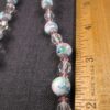 Wow! Gorgeous HOBE lampwork rose glass bead necklace screw back earring set - Image 7