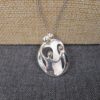 Gorgeous sterling silver 7.7g mother father children family pendant 30" necklace