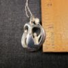 Gorgeous sterling silver 7.7g mother father children family pendant 30" necklace - Image 6