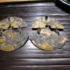 Neat Queen Elizabeth 3 pence coin earrings Houston TX designer Jo Mars - Image 3