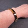 Beautiful Michael Kors faux tortoise hinged bangle bracelet gold-tone - Image 4