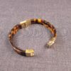Beautiful Michael Kors faux tortoise hinged bangle bracelet gold-tone - Image 6