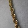 Vintage MINT condition Napier thick twisted chain necklace 24" gold-tone - Image 2