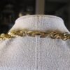 Vintage MINT condition Napier thick twisted chain necklace 24" gold-tone - Image 3