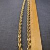Vintage MINT condition Napier thick twisted chain necklace 24" gold-tone - Image 5