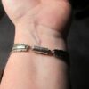 Beautiful multi-color rhinestone silver tone bracelet spoon handles NICE - Image 9