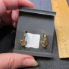 Beautiful vintage new old stock Crown Trifari clip-on earrings - Image 3