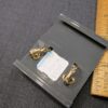 Beautiful vintage new old stock Crown Trifari clip-on earrings - Image 4