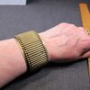 Wow 128g solid brass cuff bracelet high-end boutique brand AUDEN! 6.5" modernist - Image 5