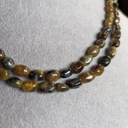 Gorgeous green orange agate? 925 sterling necklace Mine Finds Jay King