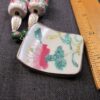 Wow! Hand-crafted ceramic, sterling silver, porcelain, glass bead 30" necklace - Image 9