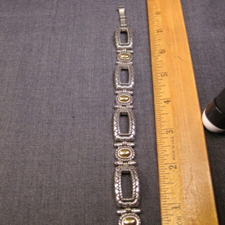 Beautiful 7.5" Brighton mixed metals tennis bracelet