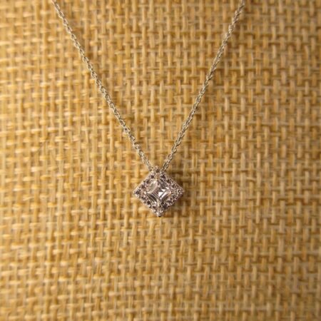 GORGEOUS new w/tags Diamond Splendor 925 necklace Kohl's Swarovski $150