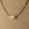 Neat nostalgic 1997 sterling silver necklace 16" long 925