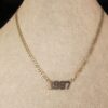 Neat nostalgic 1997 sterling silver necklace 16" long 925 - Image 2
