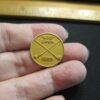 Gorgeous RARE 1965 10K yellow gold PGA Tour pin brooch '500 Open' 4.4g