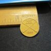 Gorgeous RARE 1965 10K yellow gold PGA Tour pin brooch '500 Open' 4.4g - Image 6
