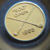 Gorgeous RARE 1965 10K yellow gold PGA Tour pin brooch '500 Open' 4.4g - Image 7