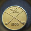 Gorgeous RARE 1965 10K yellow gold PGA Tour pin brooch '500 Open' 4.4g - Image 8