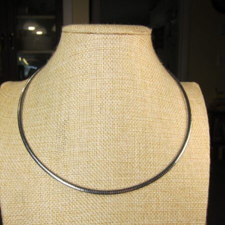 Gorgeous slinky flat chain necklace stainless steel made in Italy 18"