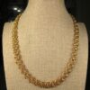 Gorgeous MINT condition vintage Napier gold-tone necklace loops circles patent #