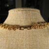 Gorgeous MINT condition vintage Napier gold-tone necklace loops circles patent # - Image 3