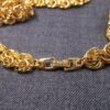 Gorgeous MINT condition vintage Napier gold-tone necklace loops circles patent # - Image 4