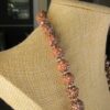 Matching long necklace & bracelet set KJL Kenneth Jay Lane pink bumpy beads - Image 3