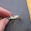 Beautiful large sterling silver bale & bezel w/brass horse coin token Caracol - Image 4