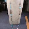 Rare retired Silpada 38" long necklace stones glass sterling N2194