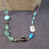 Rare retired Silpada 38" long necklace stones glass sterling N2194 - Image 4