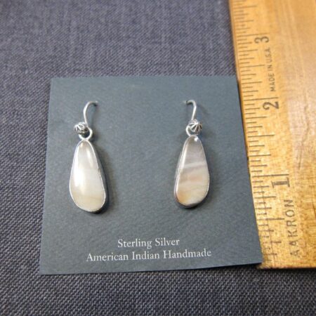 Geneva Apacheto Navajo sterling silver dangle earrings signed new