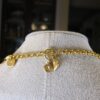 Beautiful 53" gold-tone chain & dangle medallions necklace vintage Barbara Boz - Image 3