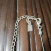 Anne Klein necklace silver tone with purple and blue beads 15" to 18" adjustable - Image 4