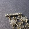 Kiam Family for Lia Sophia antique brass tone magnetic bracelet rhinestone 3 row - Image 6