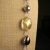 Beautiful Premier Designs mixed materials bead necklace bronze-tone tiger's eye - Image 2