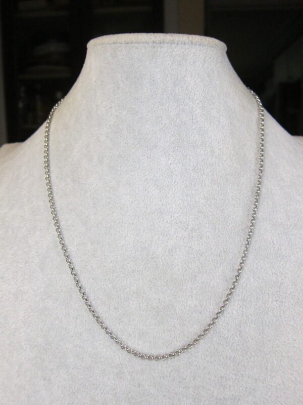 Gorgeous DBI Italy 20" sterling silver rolo chain 925 6.9g