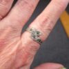 Very pretty sterling silver marcasite ring size 8 by Marsala