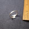Very pretty sterling silver marcasite ring size 8 by Marsala - Image 2
