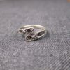 Very pretty sterling silver marcasite ring size 8 by Marsala - Image 3